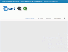 Tablet Screenshot of netsport.es